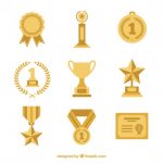 trophies-set-flat-design_23-2147539670